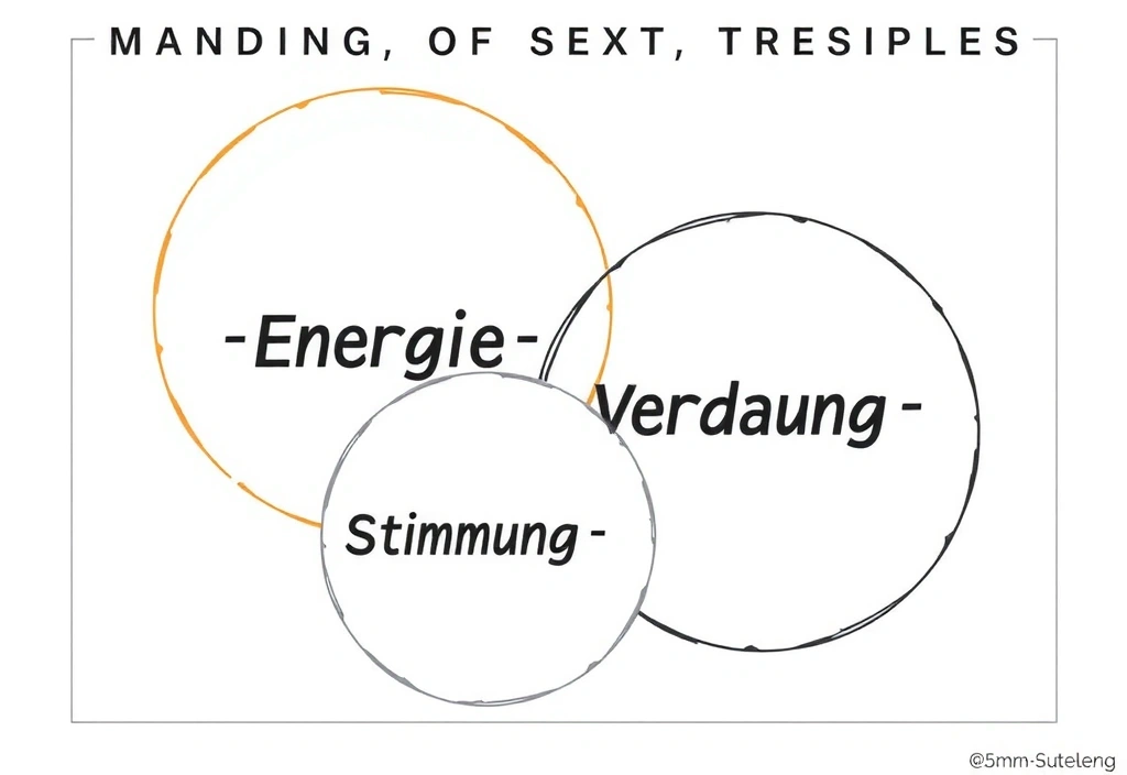 Dreieck des Wohlbefindens